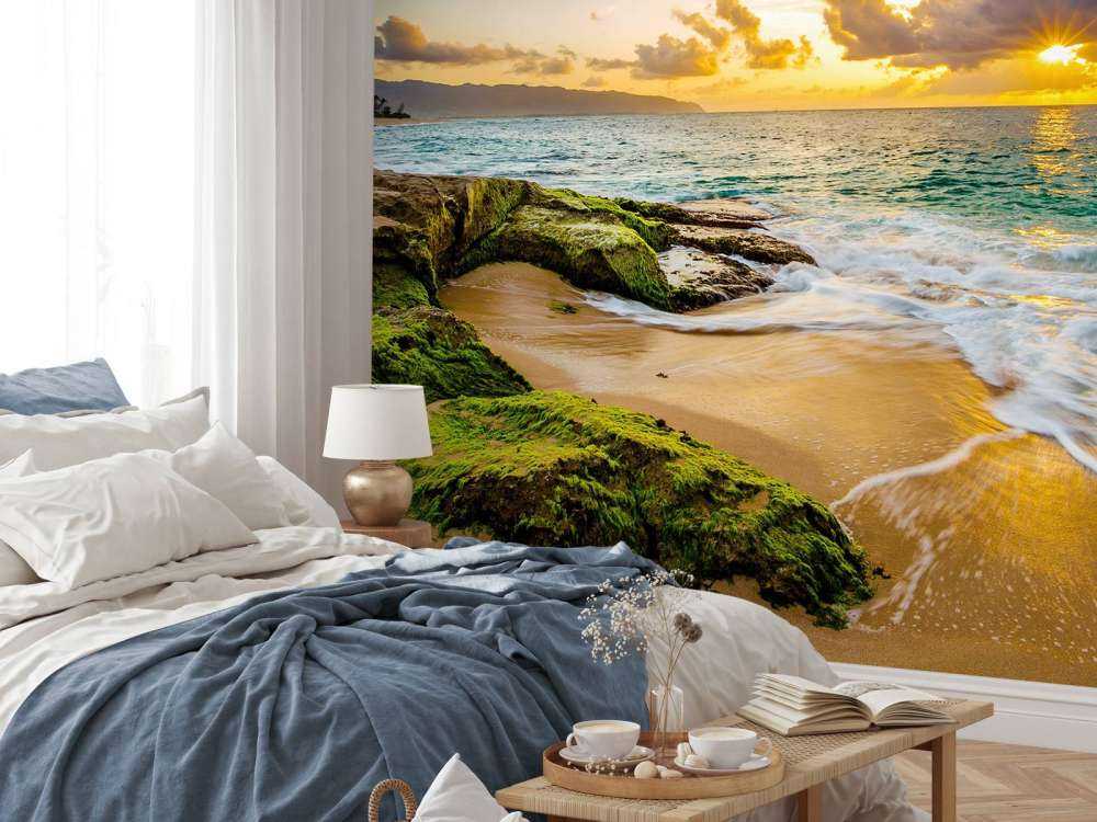 Ein wunderschöner Hawaiianer Sonnenuntergang