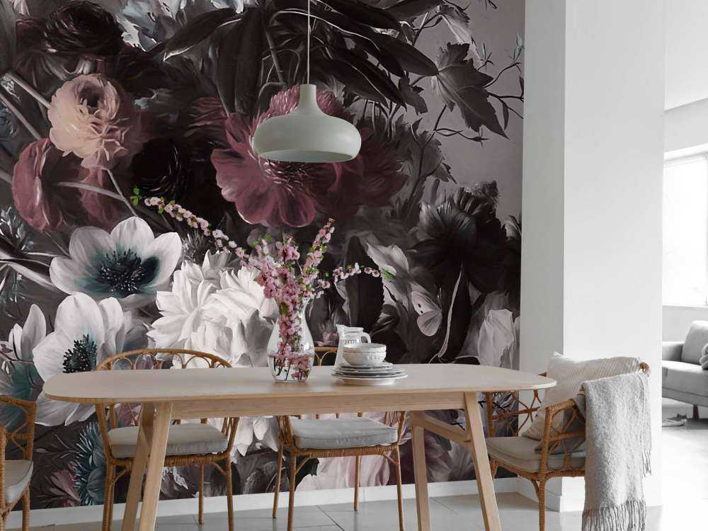 Großer Strauß mit Anemonen Orange