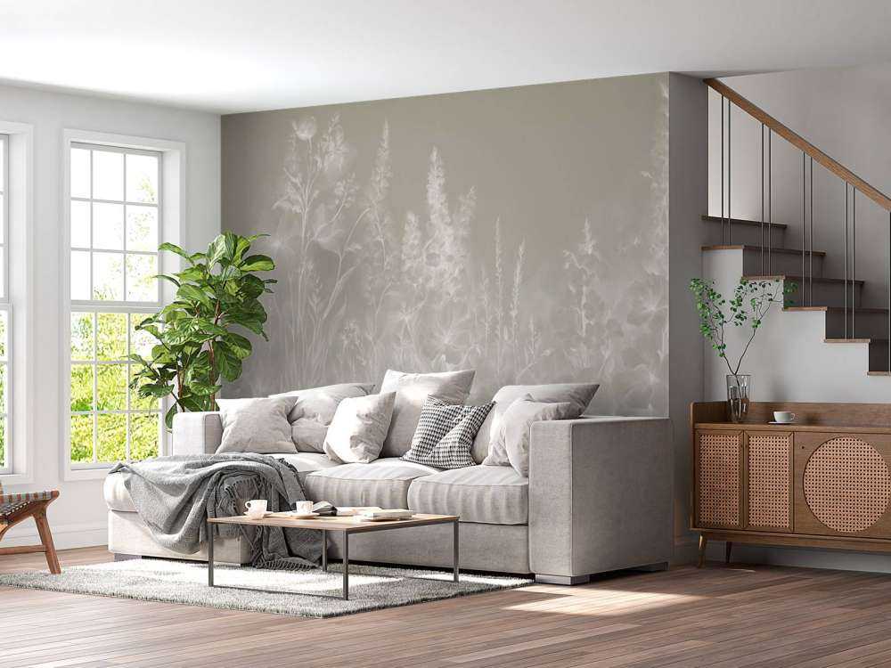 Zarter englischer Garten - Olive