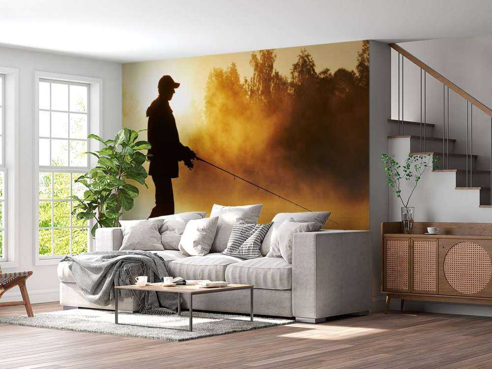 Fischer bei Sonnenaufgang