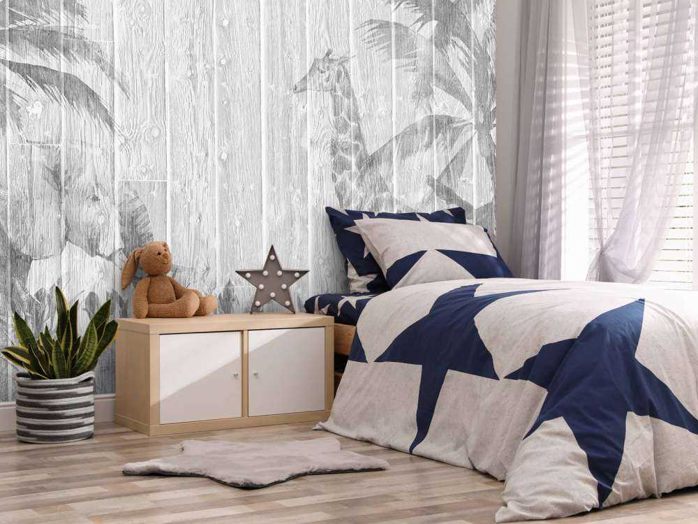 Dschungeltiere auf Holz