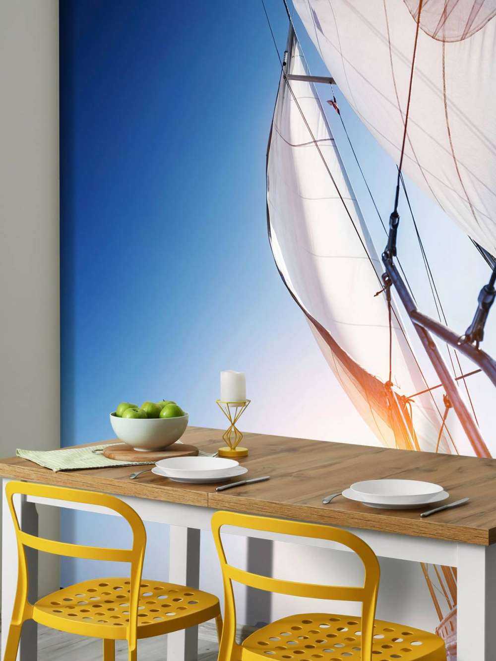 Beidseitiges Segelboot