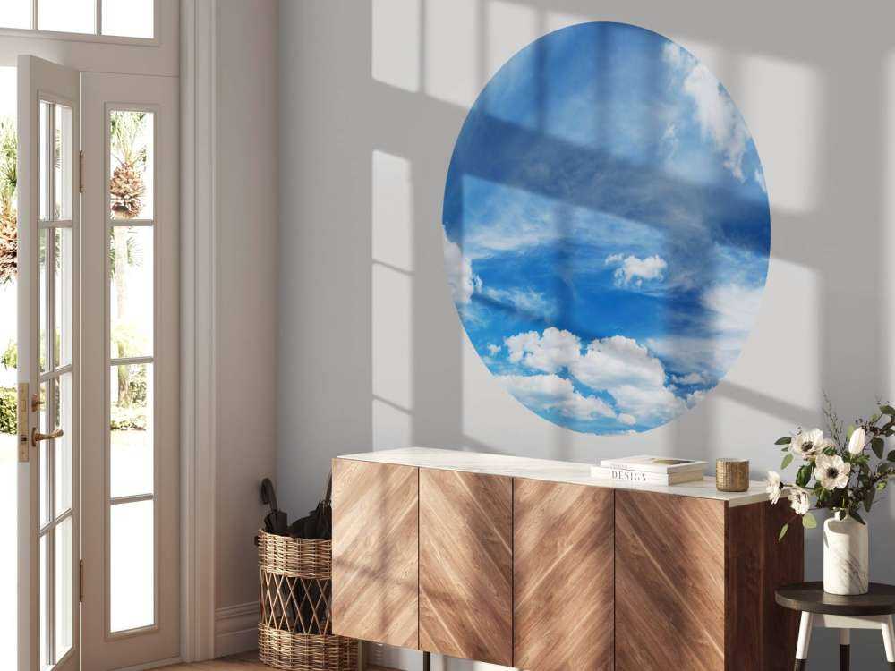 Blauer Himmel mit Wolken