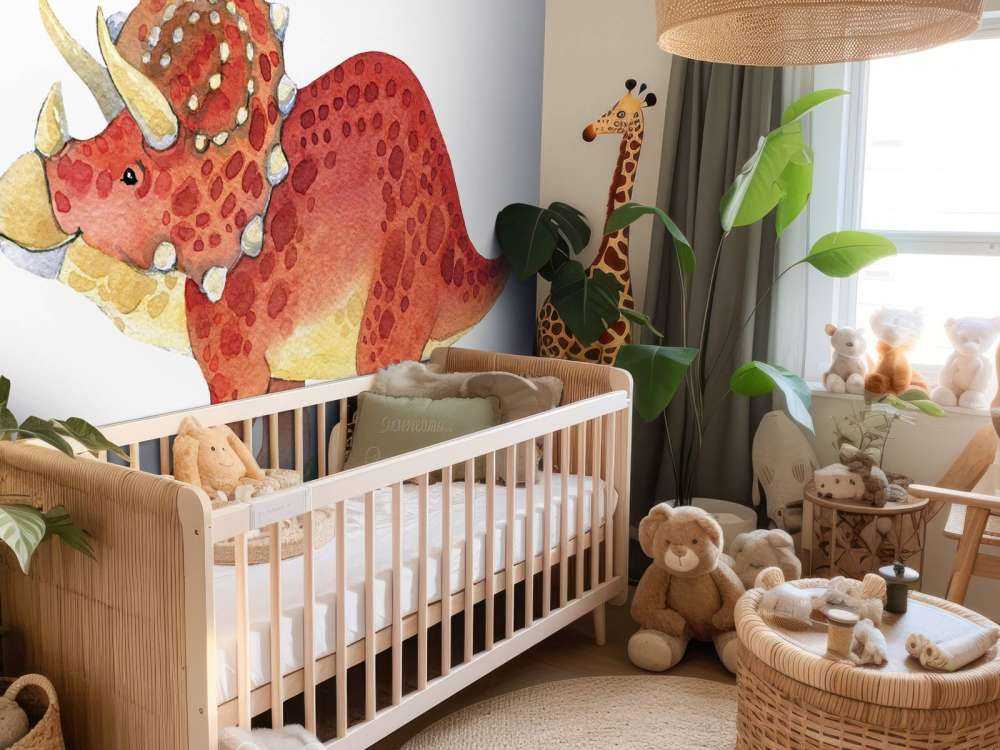 Süßer Triceratops Dinosaurier mit Triceratops