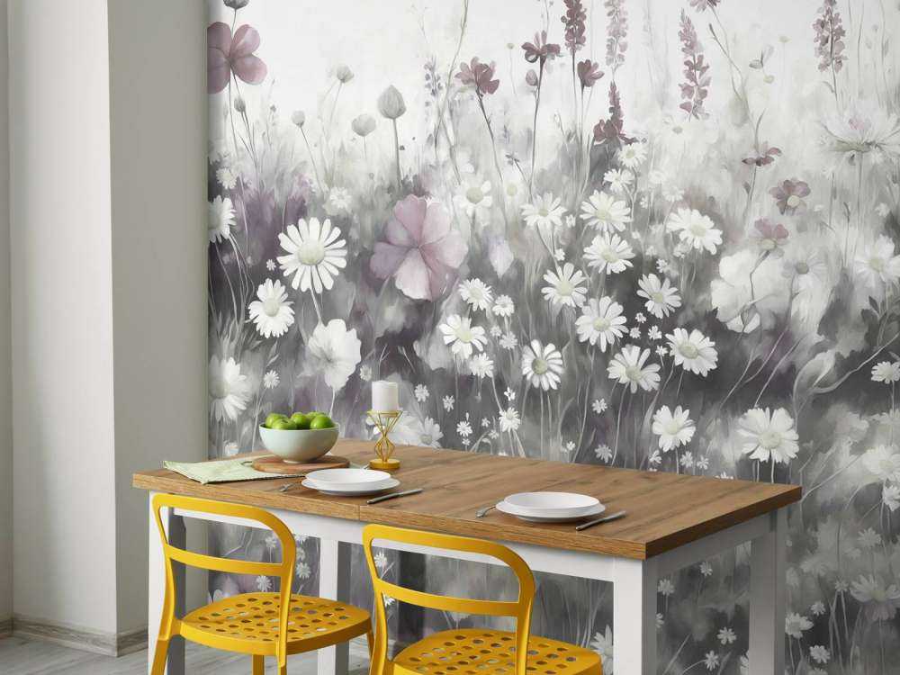 Üppiges Grün des Sommerkohle