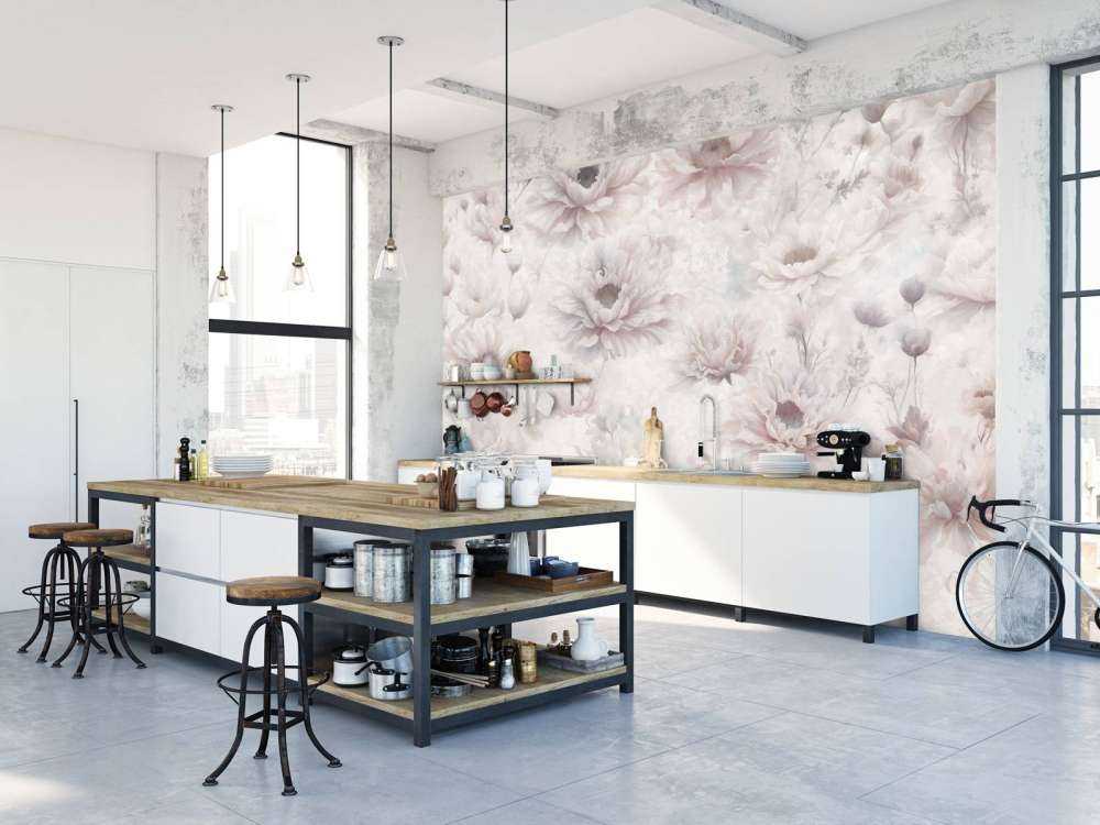 Romantische Wand Orange