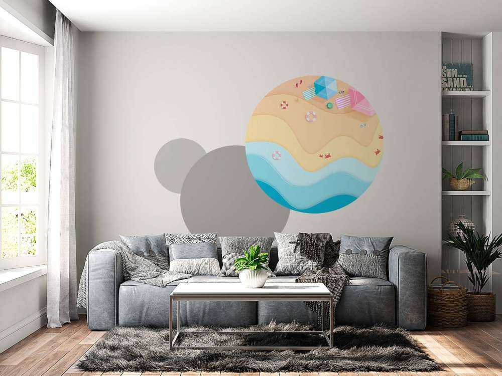 Illustrierter Strand