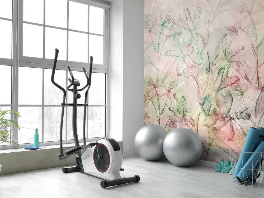 Orchideen-Mirage in sanften Pastelltönen