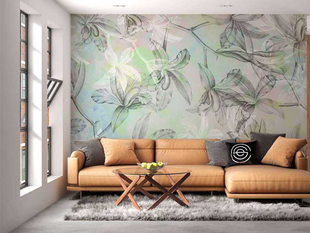 Aquarell Orchideen Harmonie