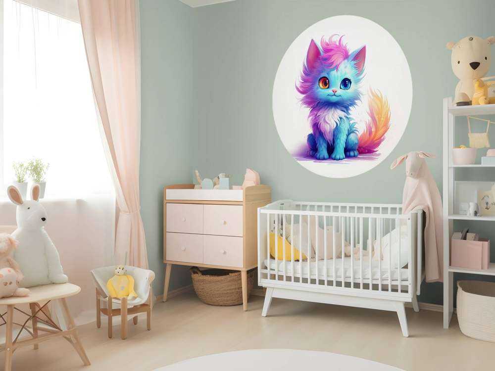Regenbogen-Katzenbaby