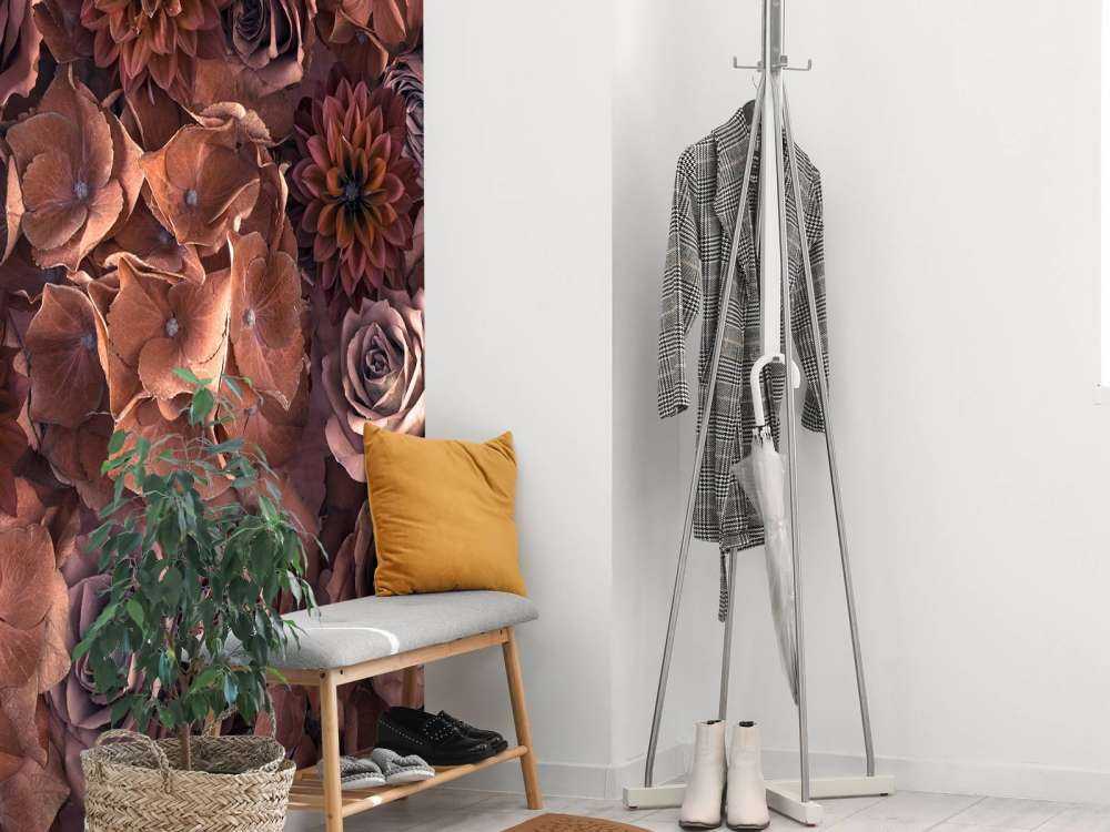 Hortensien, Rosen und Dahlien