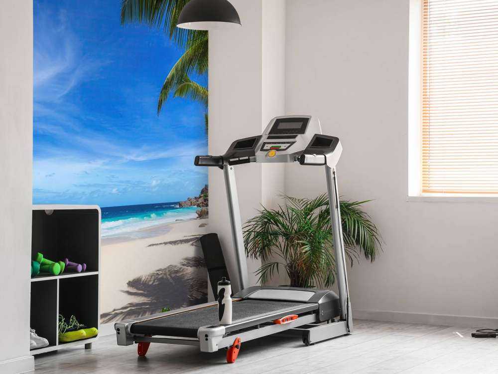 Tropischer Strand mit Palme