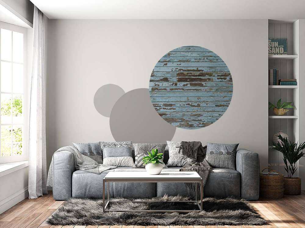 Vintage Holz hellblau