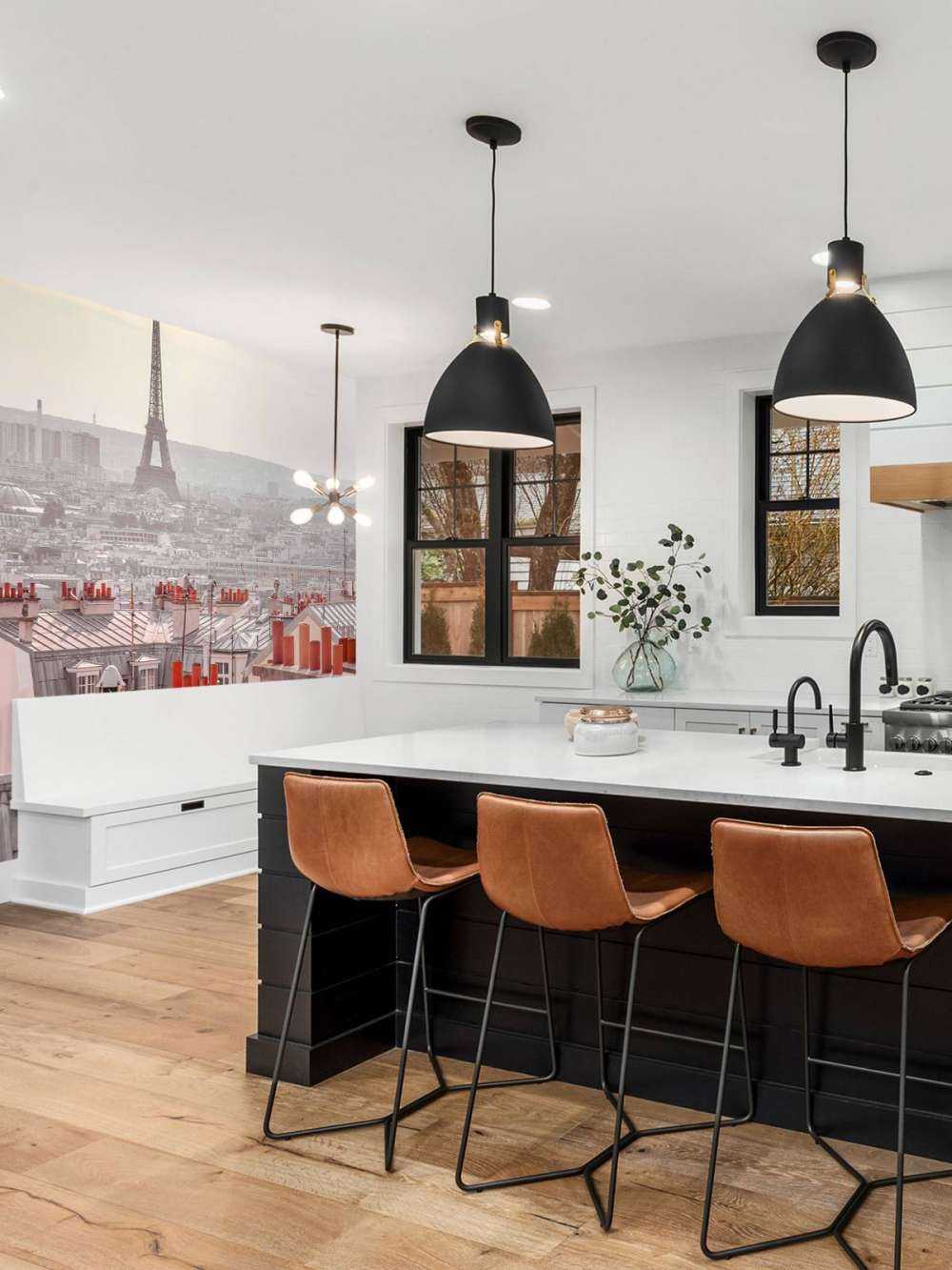 Eiffelturm von Montmartre aus