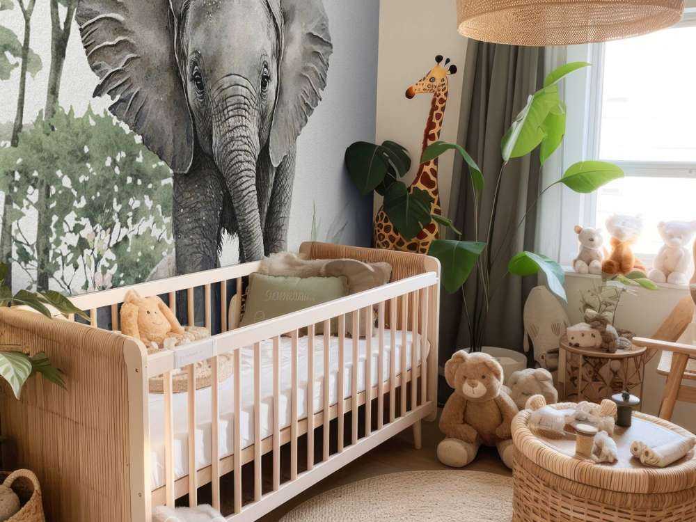 Elefantenbaby im Dschungel