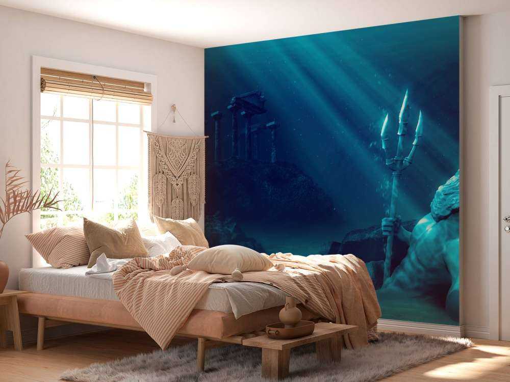 Atlantis mit Statue