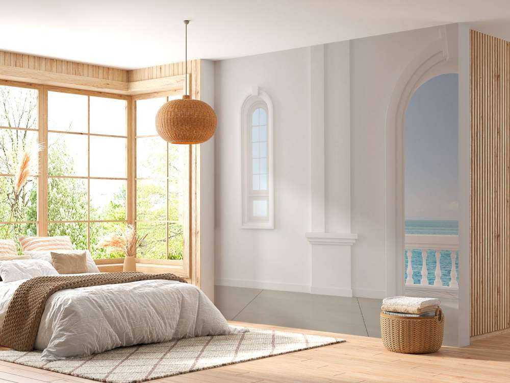 Weiße Wand