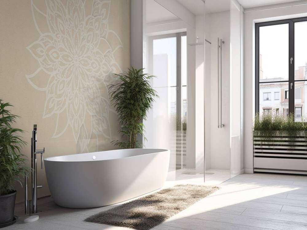 Beige Eleganz Mandala