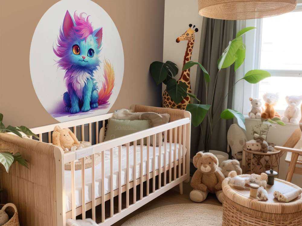 Regenbogen-Katzenbaby