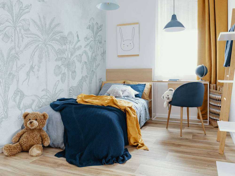 Tierischer Dschungel blau