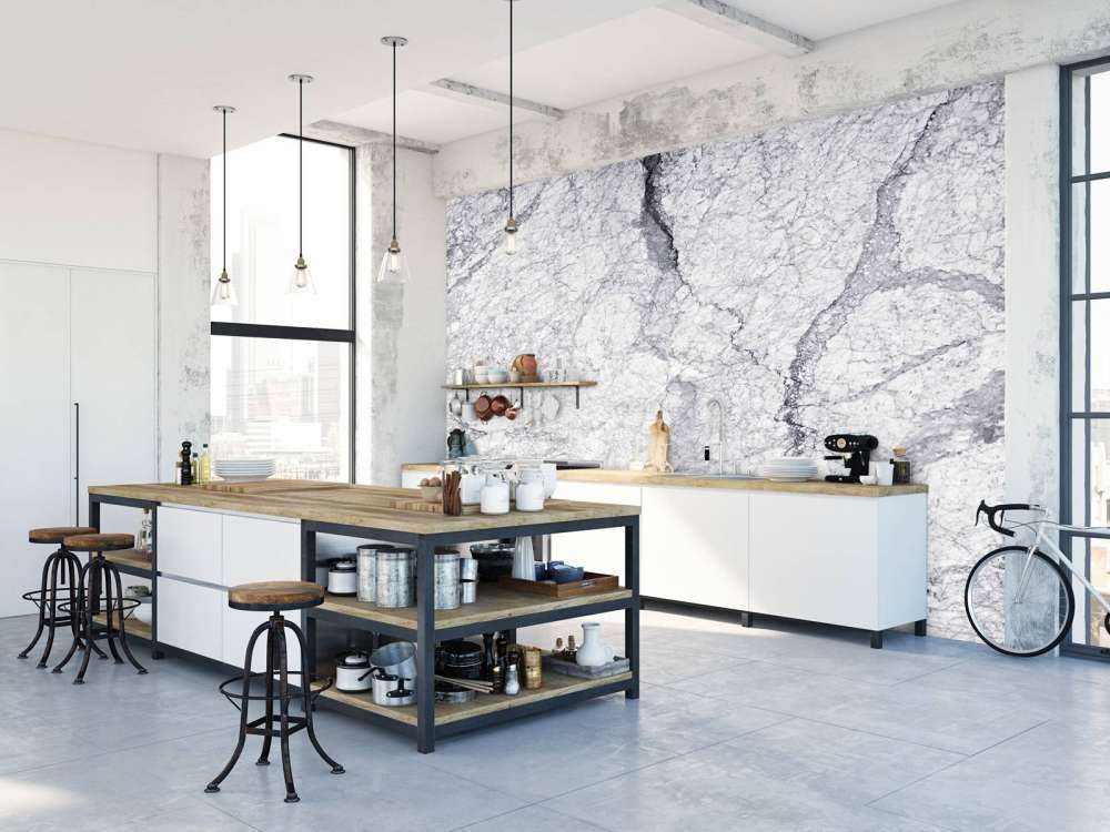 Marmor schwarz und weiß