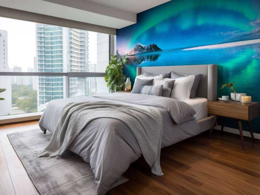 Reflektierte Nordlichter