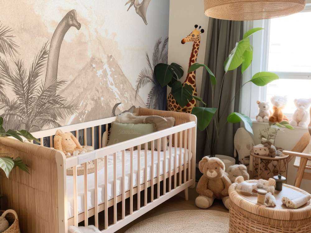 Verschiedene Dinosaurier in Taupe