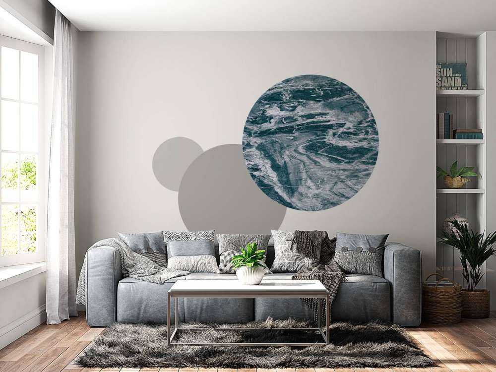 Blauer abstrakter Marmor