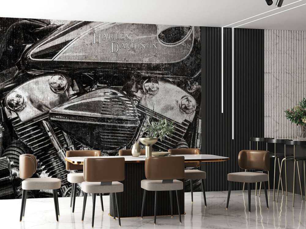 Harley davidson Nahaufnahme