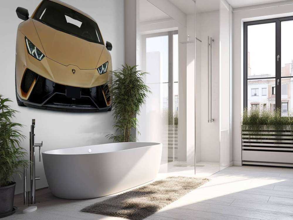 Lamborghini Huracán - Front, weiß