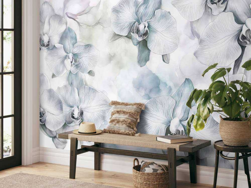 Aquarell-Orchideen Melodien