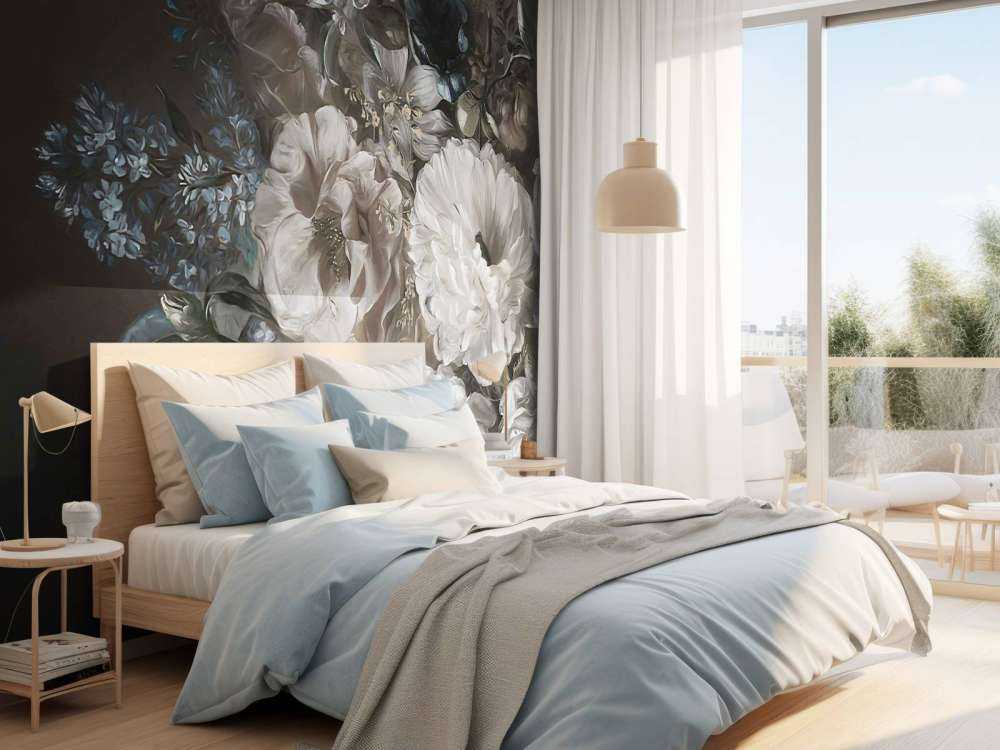 Strauß mit lilac Weiß