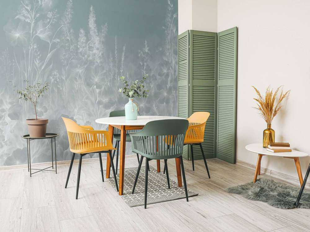 Zarter englischer Garten - dunkelgrün