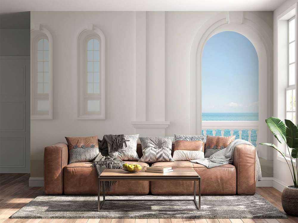 Weiße Wand