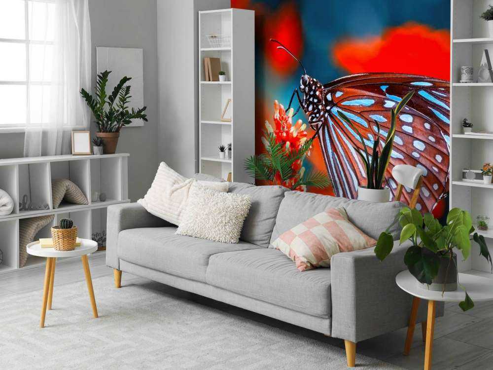 Roter Schmetterling