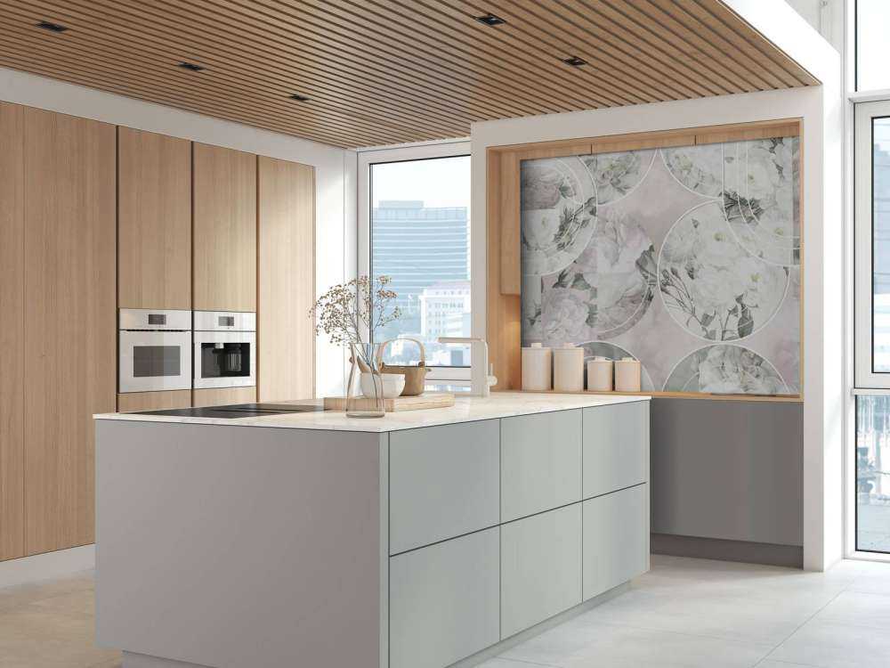 Zeitlose florale Eleganz - Sanftes Weiß