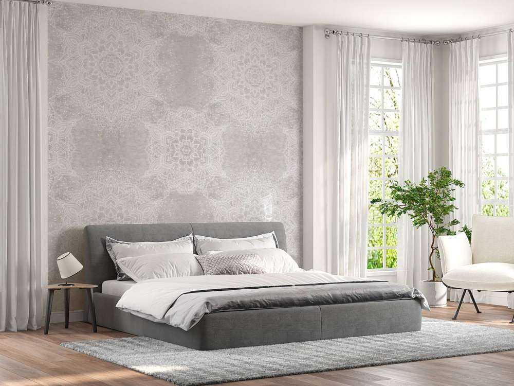 Ibiza vintage mandala_neutrales Grau
