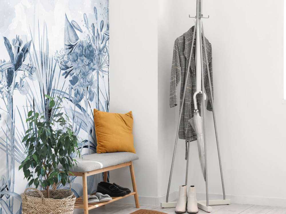 Monochrome florale Eleganz