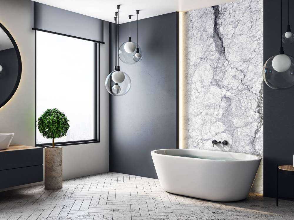 Marmor schwarz und weiß