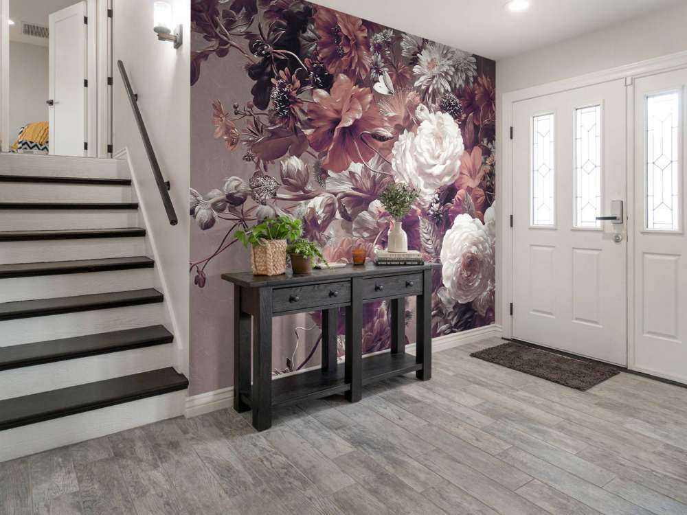 Großer Strauß mit roten Mohnblumen