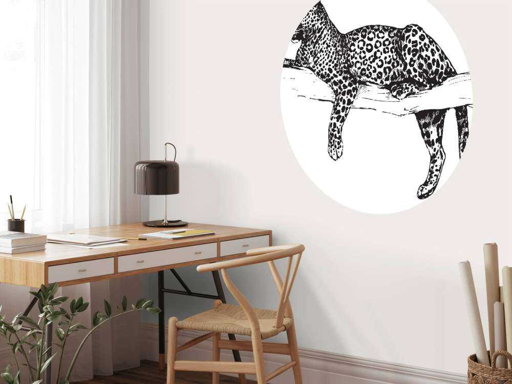 Gezeichneter Leopard