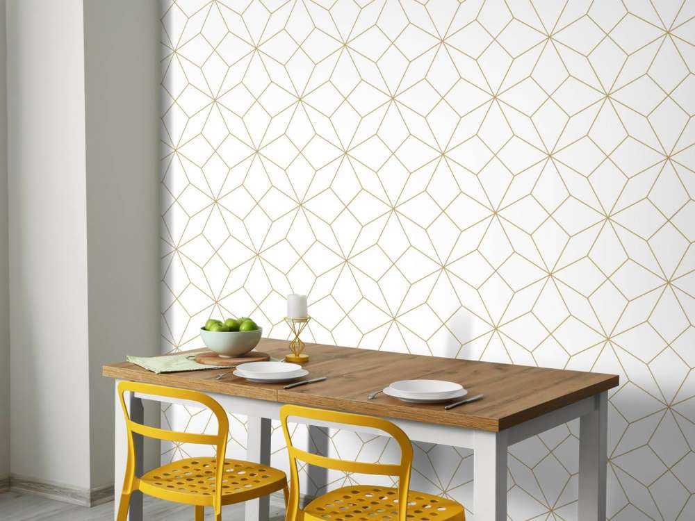 Abstrakte goldene Linien