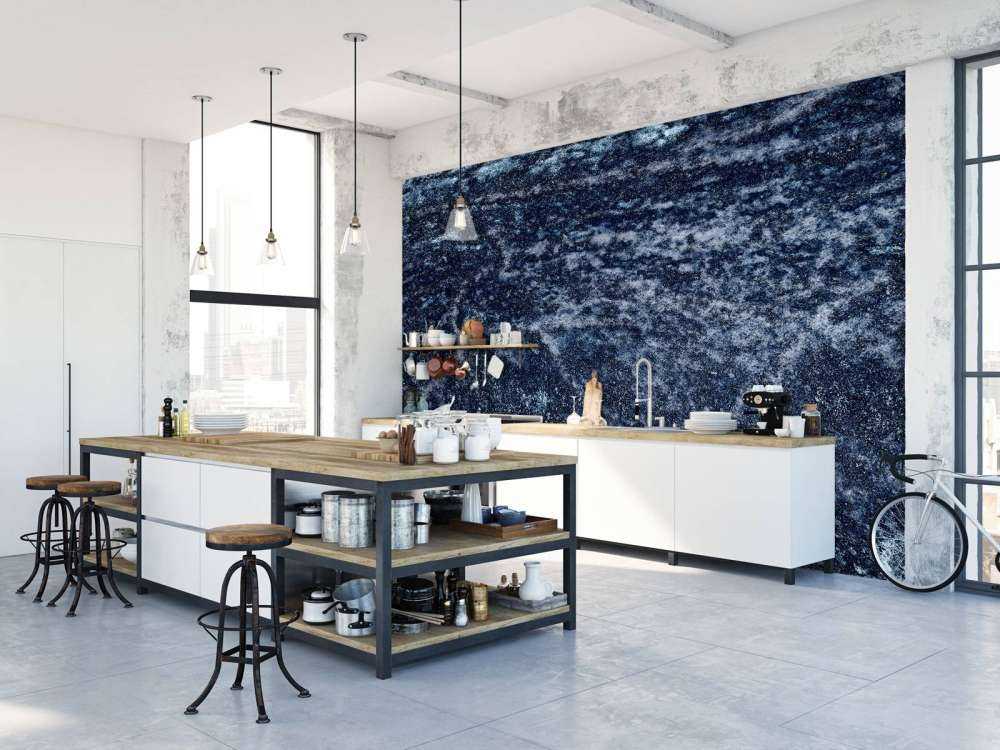 Dunkelblaue Struktur