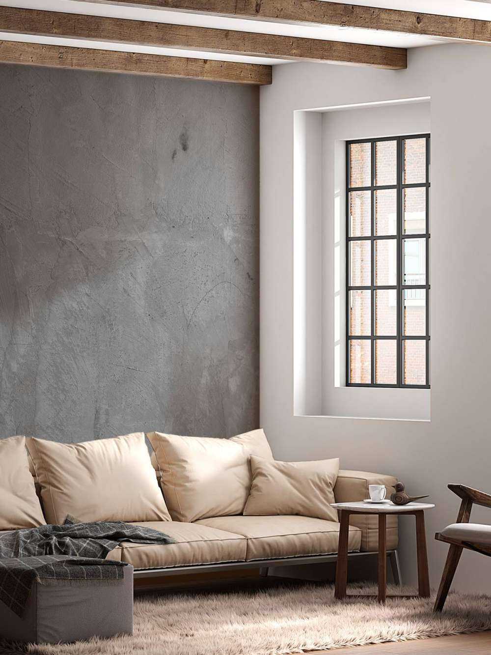 Graue Wand