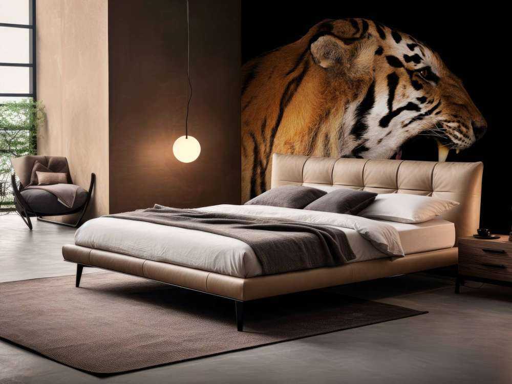 Brüllender Tiger