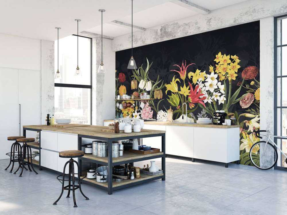 Frühjahrsblumen - Silberfrostgrau