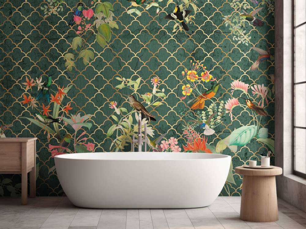 Dschungel Eleganz mit Gold