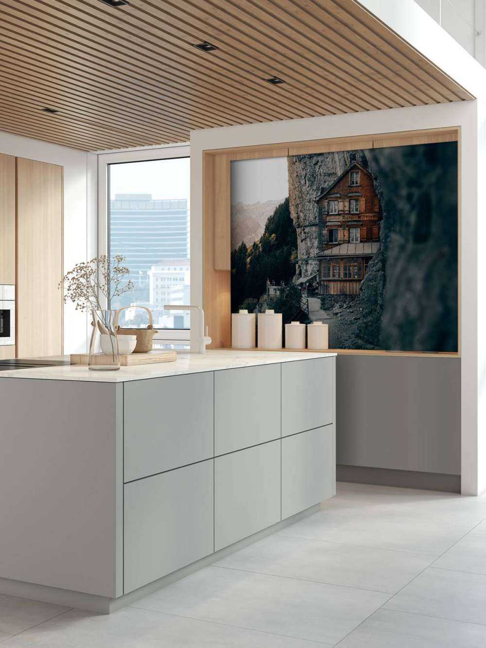 Berghütte in den Alpen