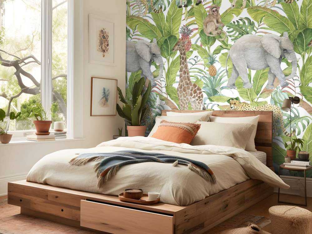 Wilde exotische Tiere