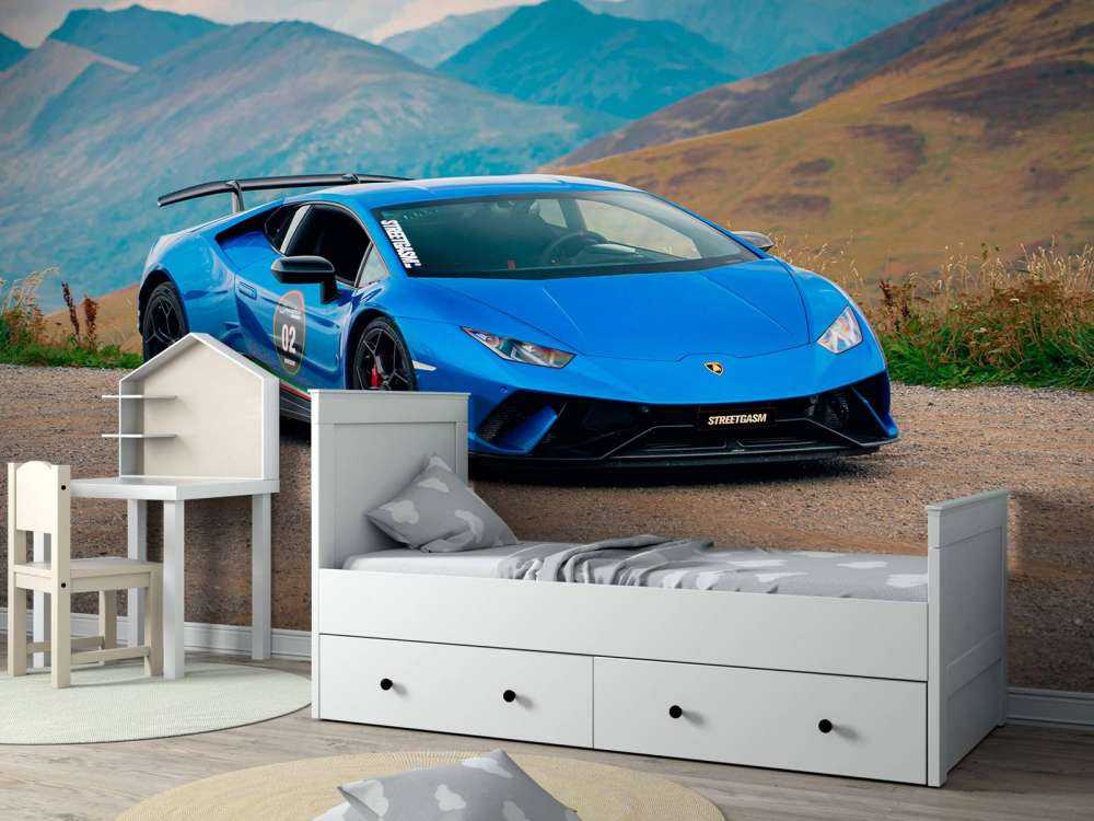 Lamborghini Huracán STO in den Bergen